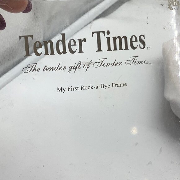 Vtg Tender Times My First Rock A Bye Frame Rocking Horse Baby Rocks Pewter NIB - Picture 6 of 10